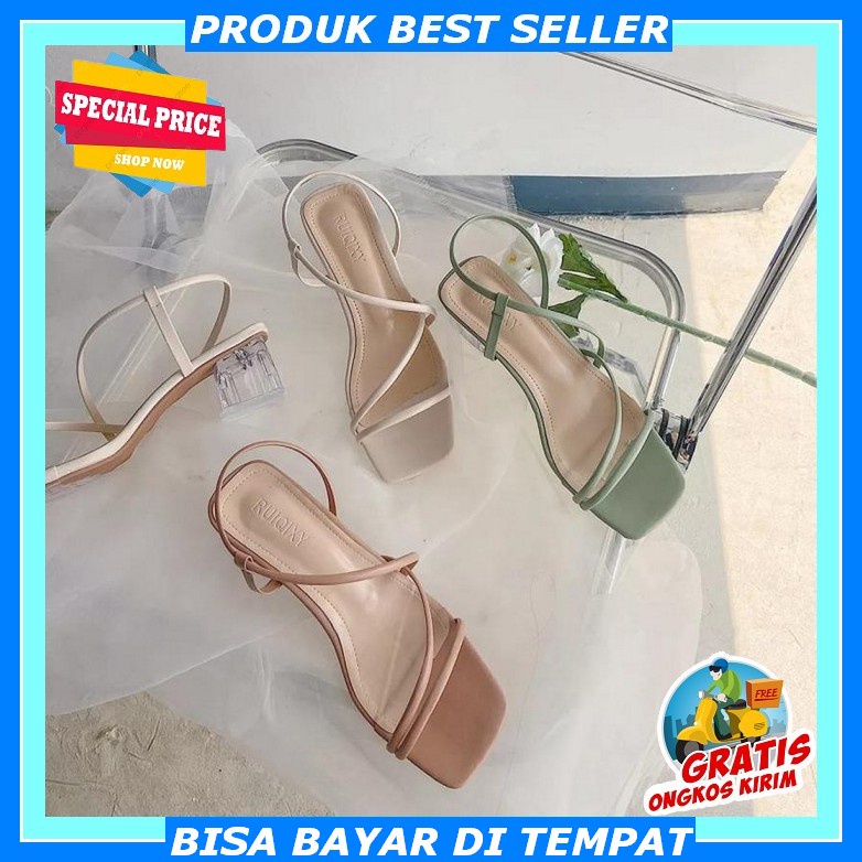 Sandal Haihils Murah Hils Kekinian Terbaru 2021 Import Heels Pesta Hels Wanita 12.12 Brithday Sale S