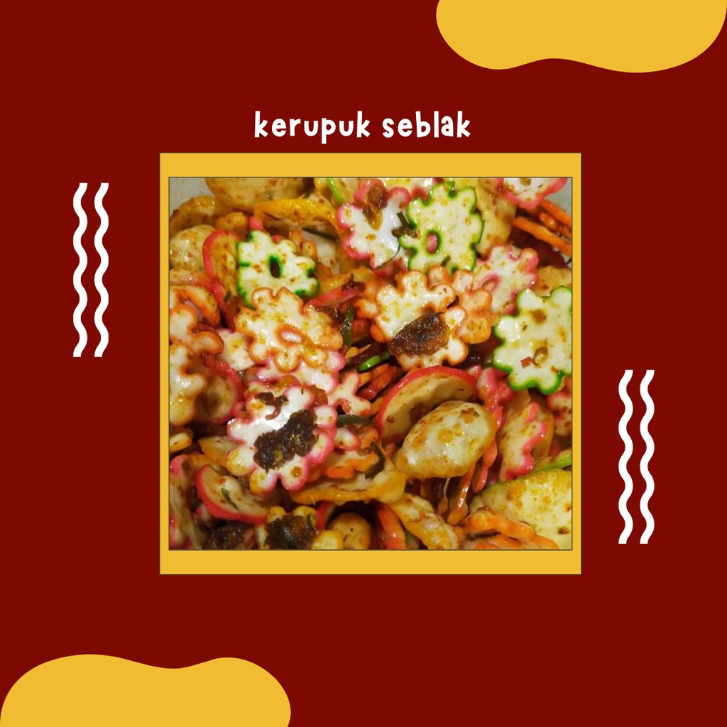 

Kerupuk Seblak Bintang Pedas 100gr