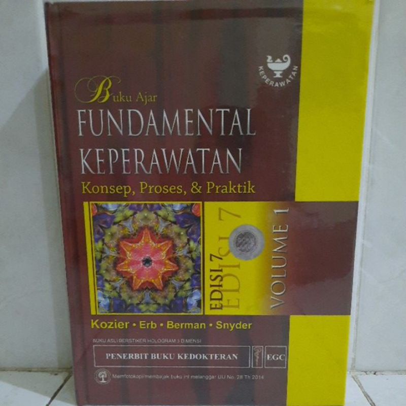 

BUKU AJAR FUNDAMENTAL KEPERAWATAN EDISI 7 VOLUME 1