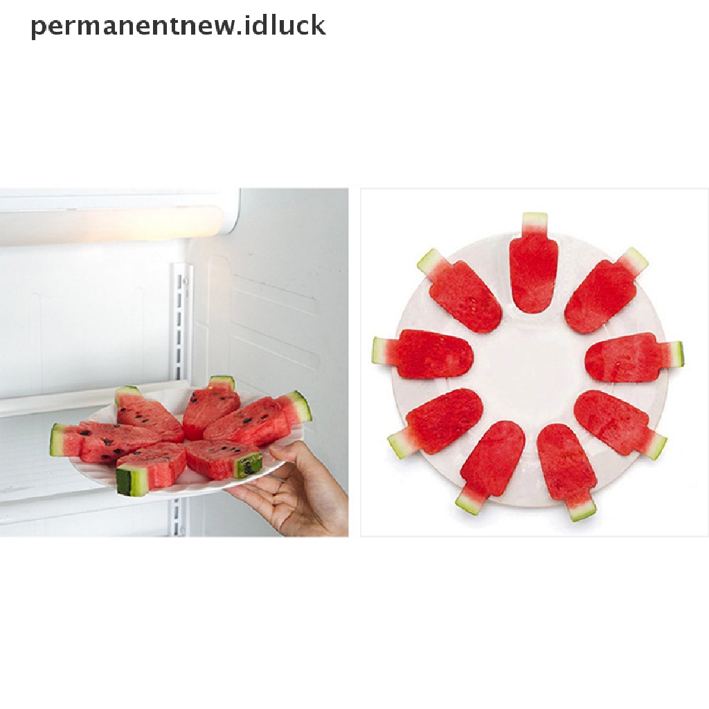Cetakan Buah Semangka Es Krim Loli Bahan Stainless Steel