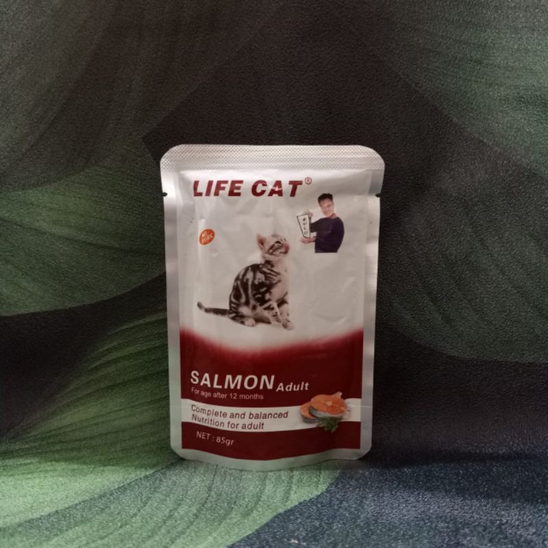 Life Cat Pouch 85gr Wet Cat Food Makanan Kucing Basah Saset