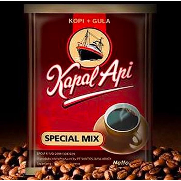

vd201r Kopi Kapal Api Special Mix (Kopi Renteng Isi 10 Sachet ) Ds20X11