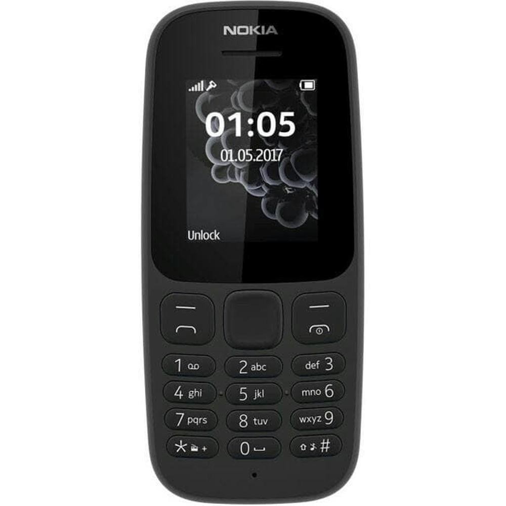 Nokia 105 DS 4MB/4MB RAM Handphone Garansi Resmi (Dual SIM