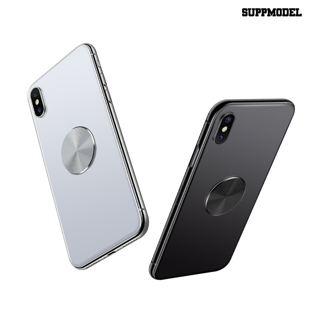 Sdl 4Pcs Plat Metal Bulat Pengganti Dengan Perekat Untuk Holder Handphone Magnetik