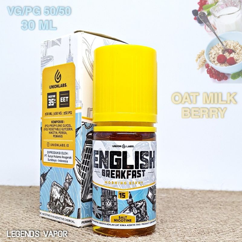 SALT NIC - LIQUID ENGLISH BREAKFAST Morning Berry 30ML AUTHENTIC