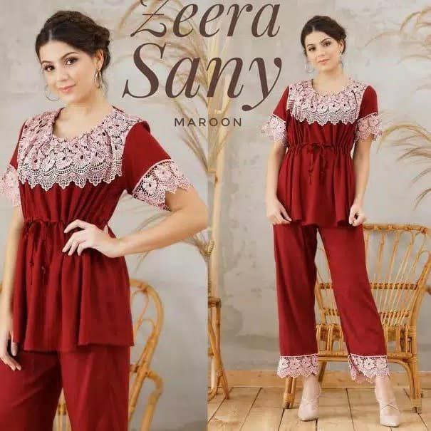 [PROMO 8.8] SETELAN SANY RENDA CELANA PANJANG | RAYON PREMIUM GRADE A+ | TERLARIS ANS BATIK