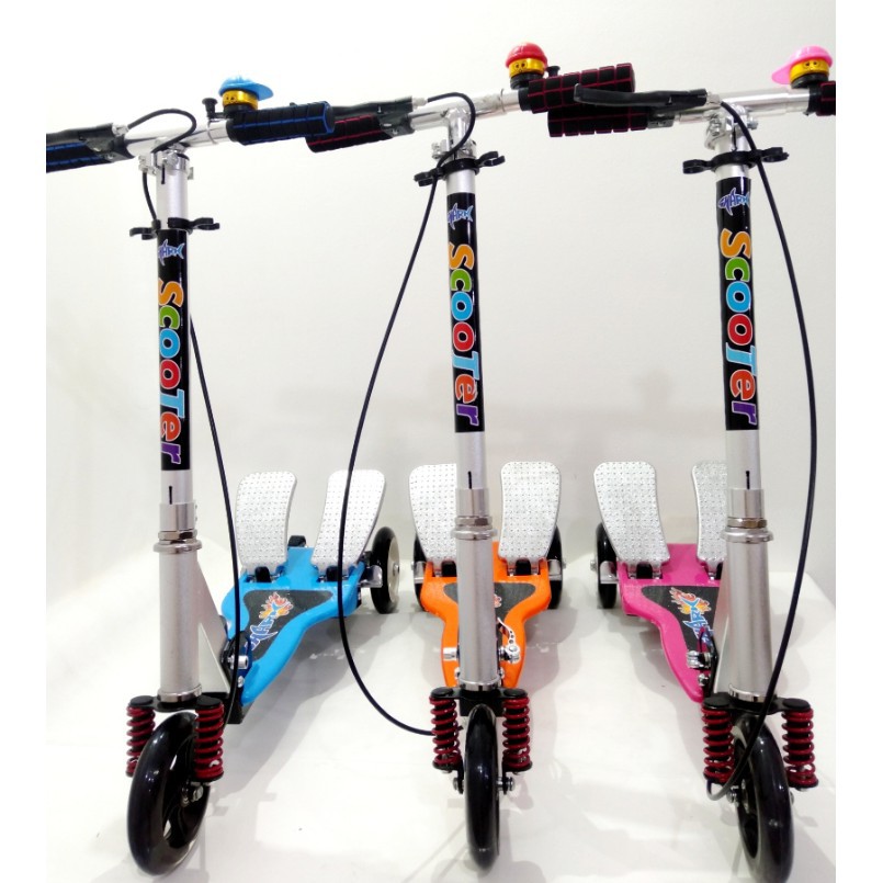 Skuter Anak Injak Genjot Dua Pedal / Mainan Scooter Anak Otoped Dual Pedal-3