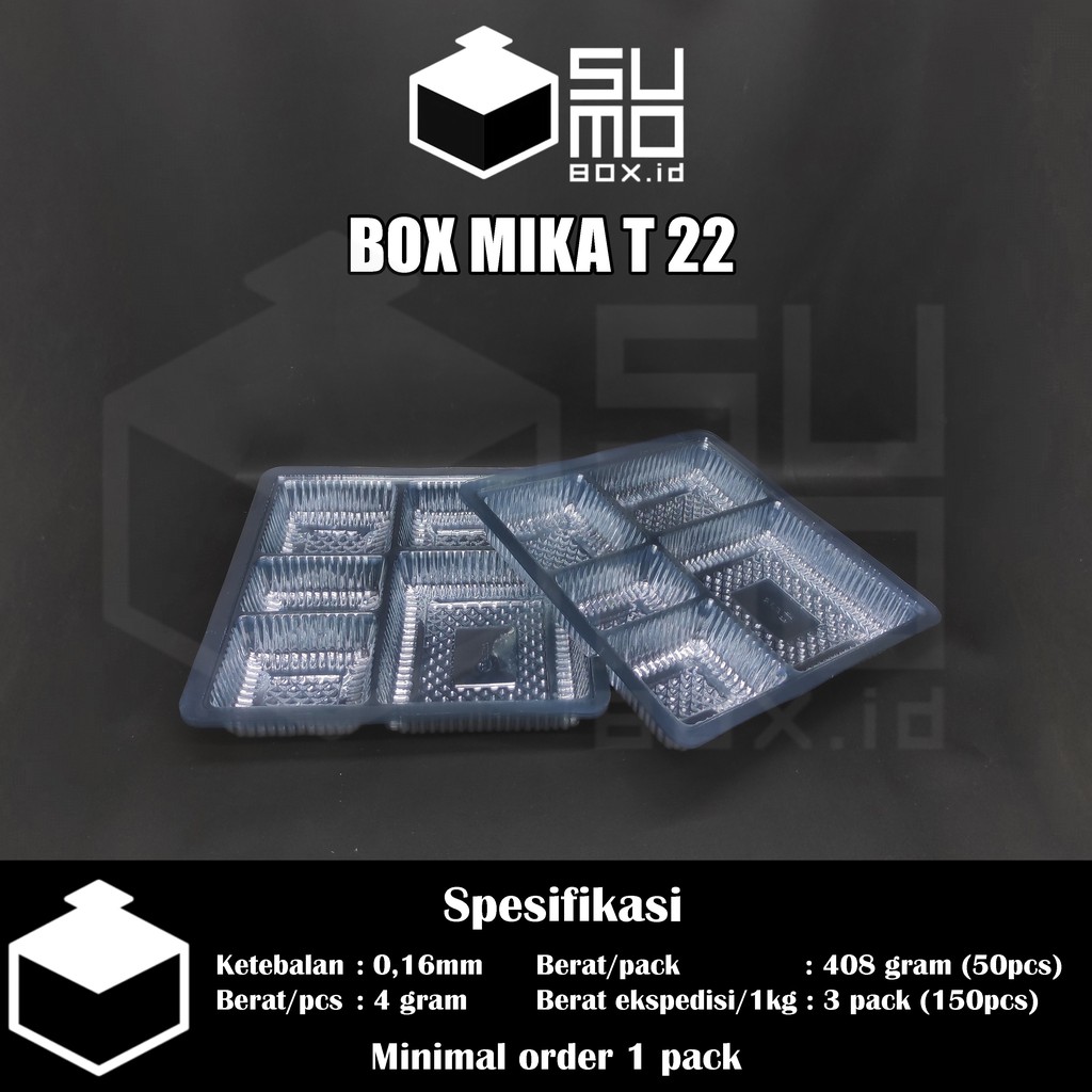 Jual Mika Sekat 5 Nasi Box Tray 22 Isi 50pcs Nasi Kotak Ukuran 22x22 Indonesiashopee Indonesia 4692