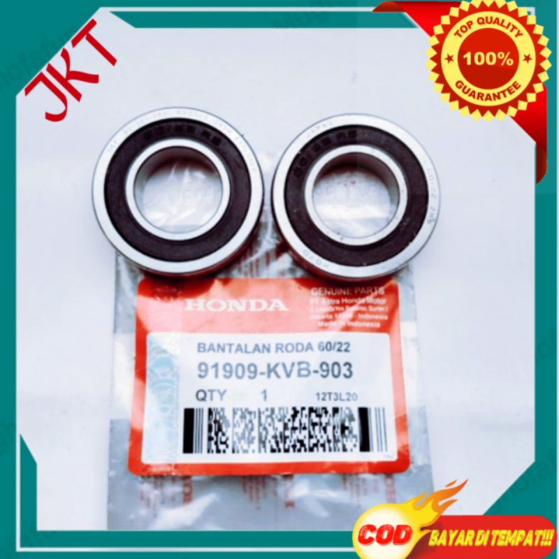 BEARING BERING RODA BELAKANG BANTALAN BOLA BEAT VARIO 60/22 KVB
