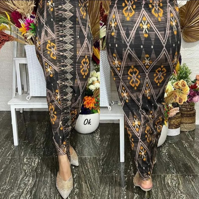 Kamen jadi moscref motif songket (tanpa selendang)