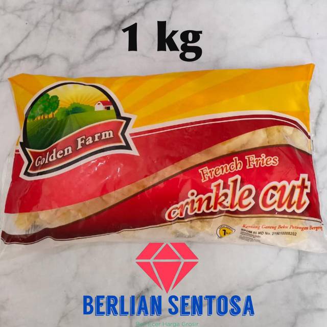 

kentang golden farm crinkle cut 1kg