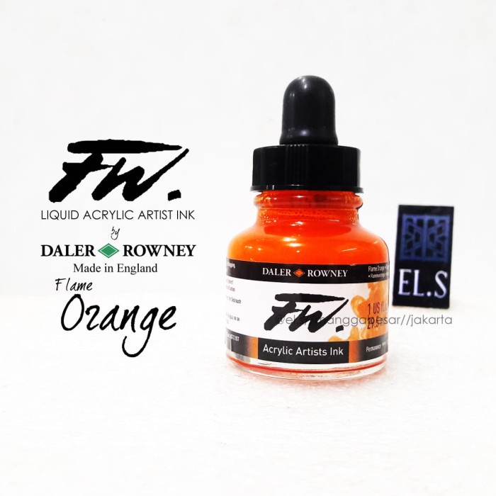 

Segera Miliki Daler Rowney Fw Ink Flame Orange ( Cat Akrilik ) Promo