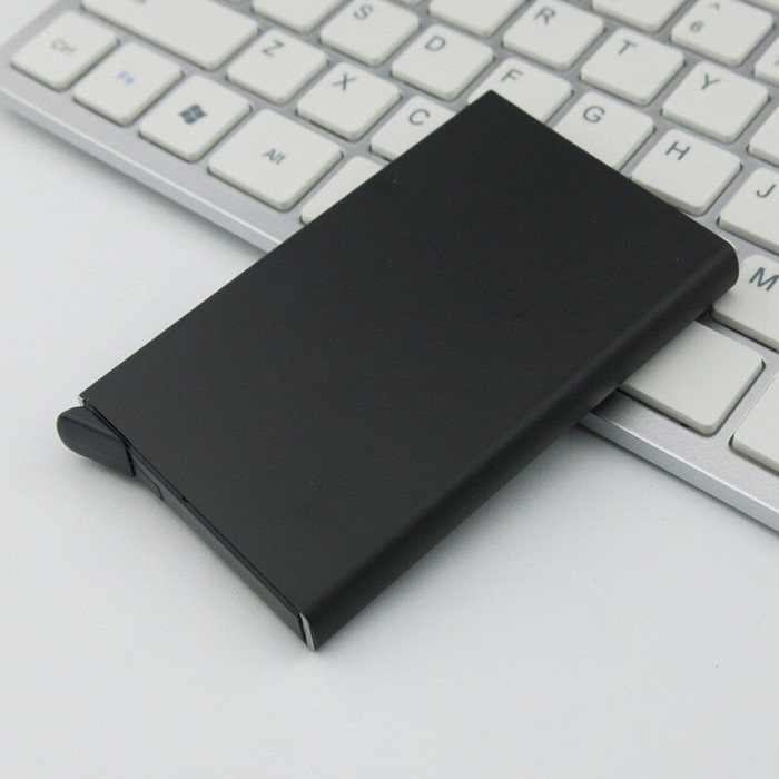 Dompet Kartu Metal Case Card Holder RFID Protection X-1