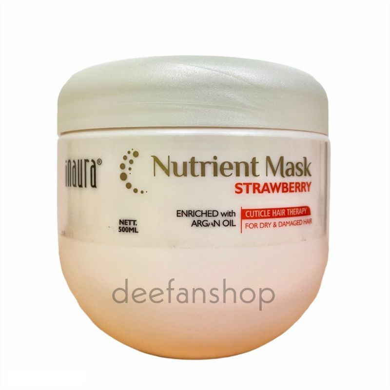 INAURA Nutrient Mask STRAWBERRY / Masker Rambut 500gr