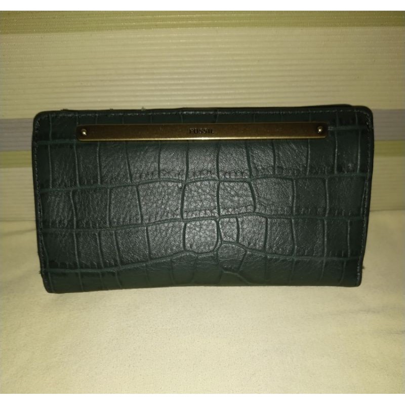 PL Dompet Fossil Liza Slim Croco