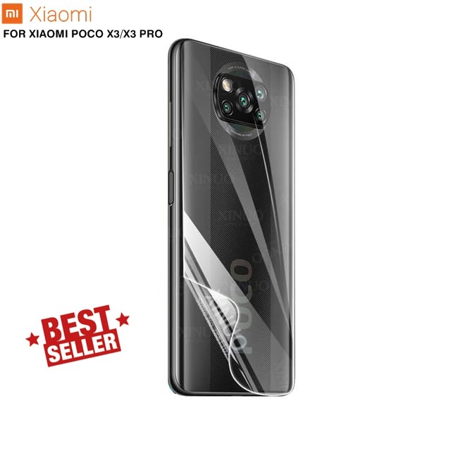 XIAOMI POCOPHONE POCO F5 5G X5 5G X5 PRO 5G  X3 GT X3 PRO X3 NFC ANTI GORES HYDROGEL BENING BACK CLEAR JELL DEPAN PELINDUNG BELAKANG ANTI JAMUR SKIN GARSKIN