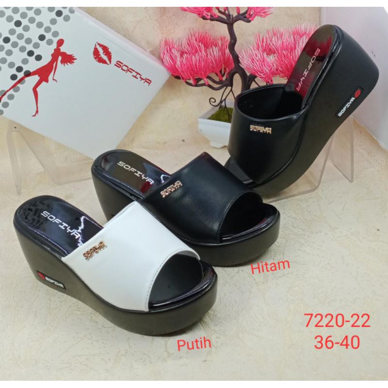 SANDAL WEDGES IMPORT WANITA SOFIYA 7220-22-3