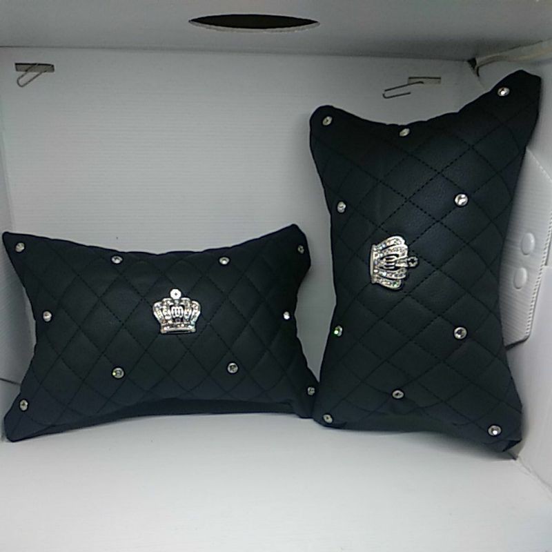 bantal leher jok mobil crown