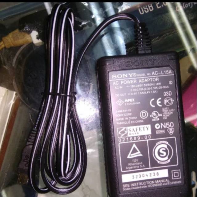Charger adaptor handycam Sony MC-2500