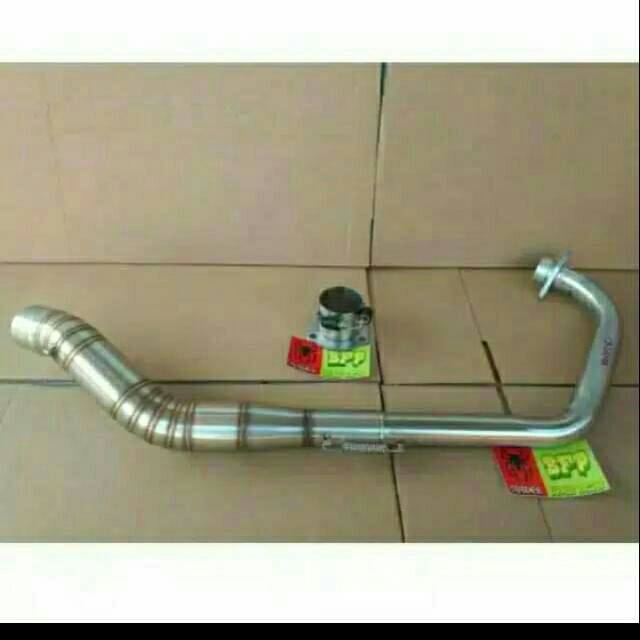 LEHER KNALPOT RACING SATRIA FU +ADAPTOR
