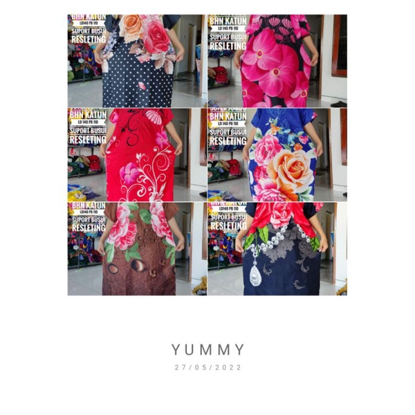 DASTER JUMBO LD 140 iMIX MOTIF DASTER KATUN GROSIR DASTER JUMBO MURAH DASTER LUCU