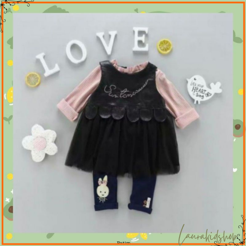 Dress Anak Perempuan Import SunFlower 1-4 Tahun