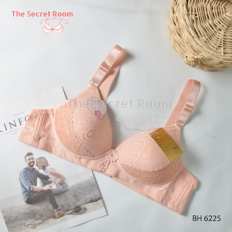 TALLY BRA BH 6225 | CUP B | TANPA KAWAT | KAIT 3 | SIZE 36 - 42