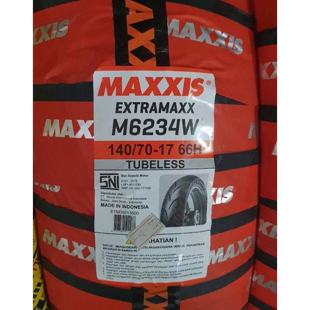 Ban MAXXIS Extramaxx 140/70 ring 17 Ban Motor Sport R25 Cbr250 NINJA250 GSX