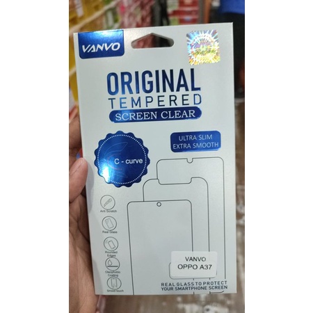 temporer glass oppo a37 / kaca pelindung layar oppo a37 merk vanvo