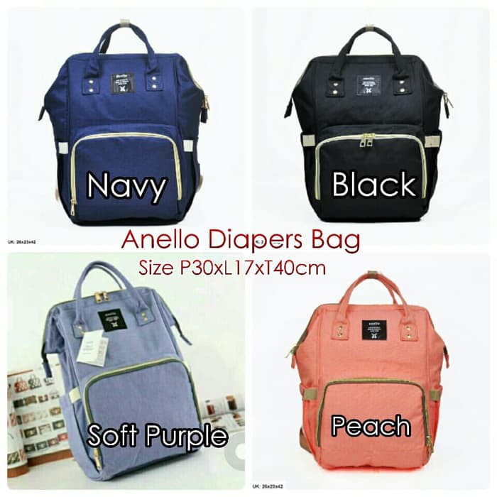 Tas Ransel Anello Diapers/Anello Baby Bag/Tas Mellenial Terbaru/Tas keren