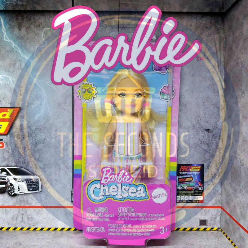 Barbie Chelsea with Stripped Dress - Original Mattel