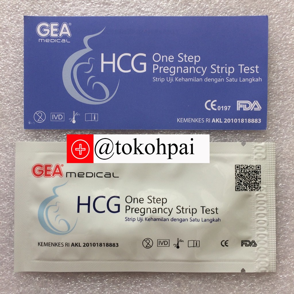 50 STRIP GEA /  TES KEHAMILAN 50 PCS / TESPEK / ALAT TES KEHAMILAN / HCG STRIP ISI 50 PCS