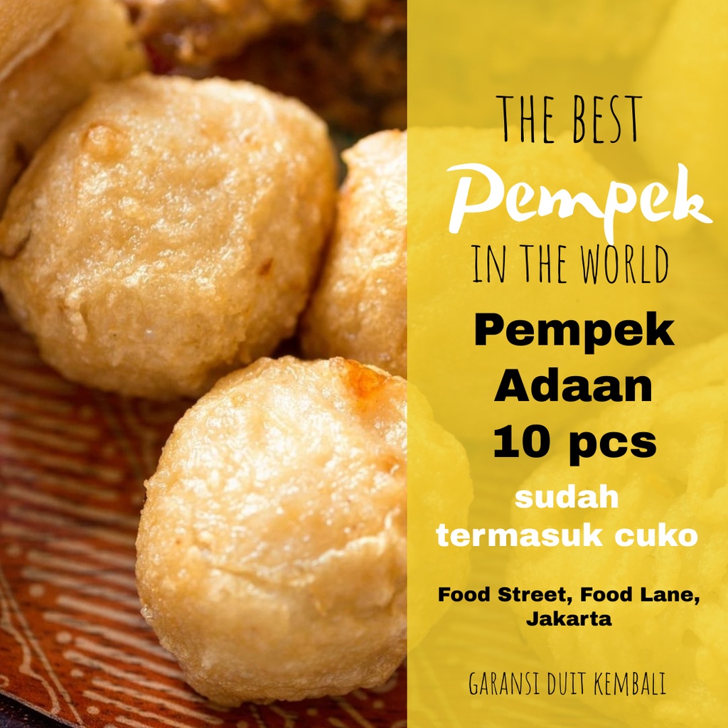

Pempek empek empek MPEK MPEK ASLI PALEMBANG PAKET 10 PCS PEMPEK ADAAN BULAT