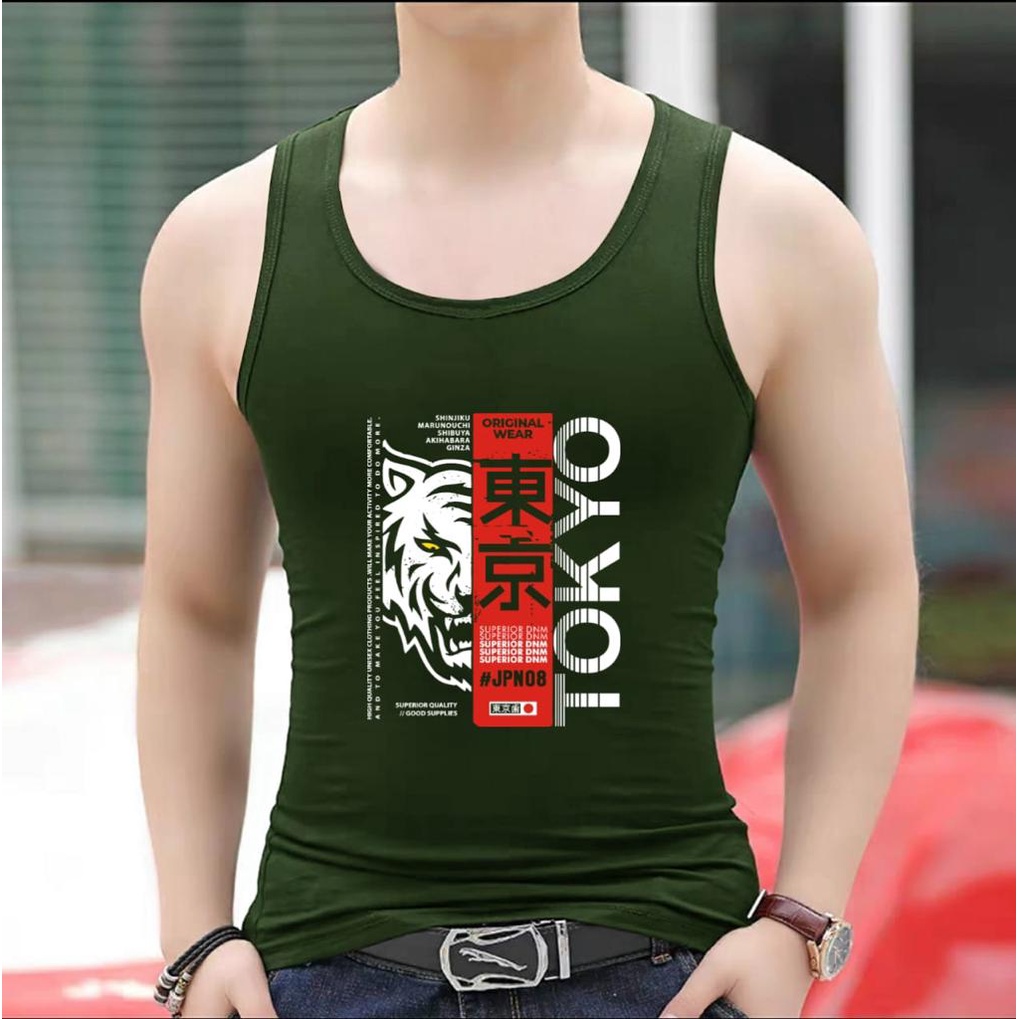 SINGLET TOKYO  / kaos dalam pria / kaos dalam terlaris -mukzhop