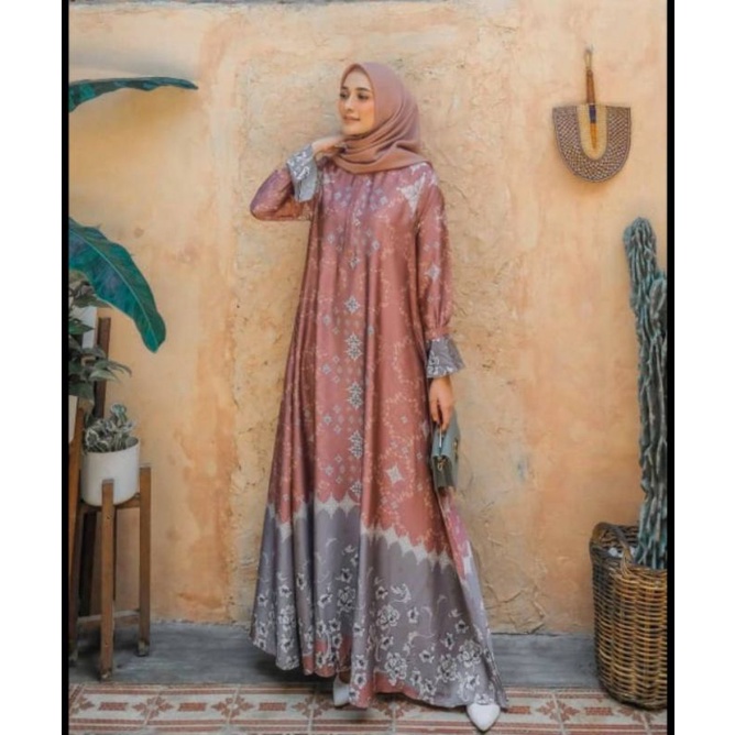 Gamis Maxmara Dior Silk Premium//Gamis Maxmara Lux Premium-Dior loncng nj dusty