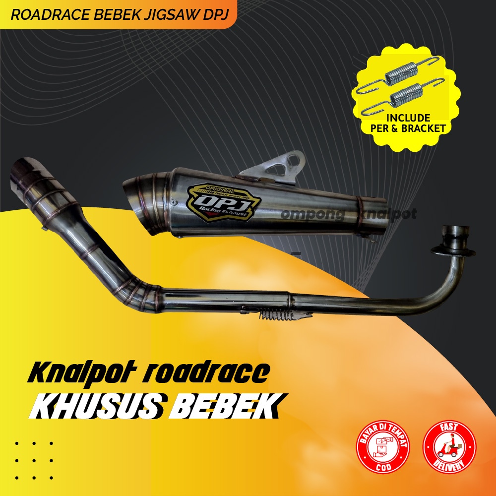 Knalpot roadrace bebek jigsaw dpj buat semua motor bebek
