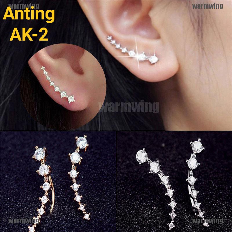 Anting Tusuk Korea Motif Mutiara / Aksesoris Wanita