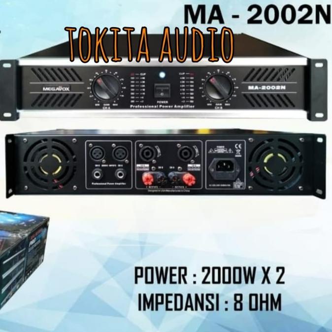 POWER AMPLIFIER MEGAVOX MA 2002 BARU AMPLI MEGAVOX MA 2002N MA2002 ORI