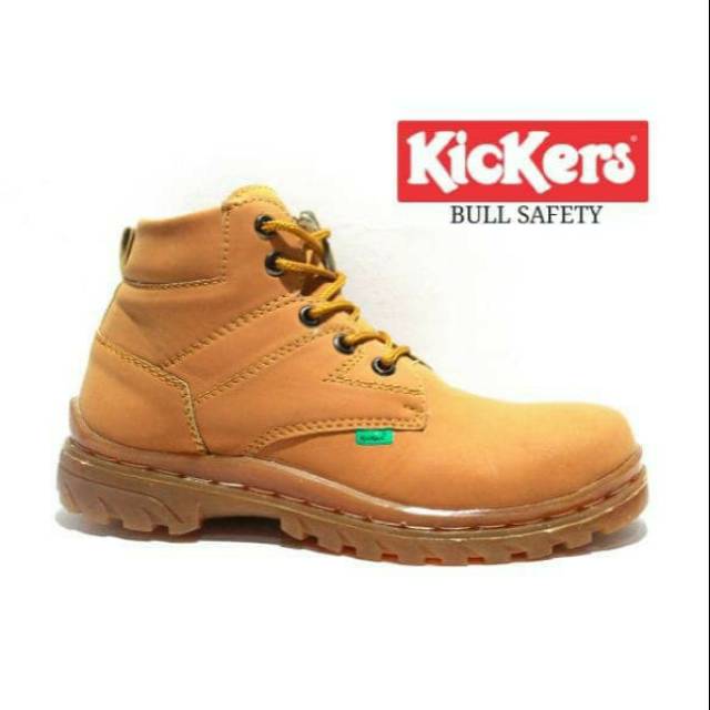 SEPATU SAFETY SEMI BOOTS KICKERS PRIA KULIT BOOT SAVETY BUT SEPTI BUTS