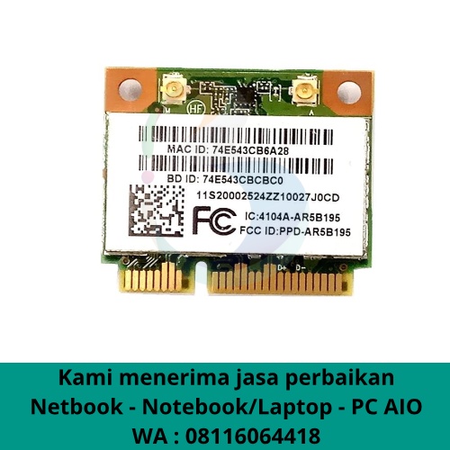 Jual ATHEROS Wireless AR5B195 Internal Wifi Card 2nd | Shopee Indonesia