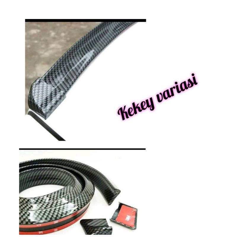 Mini Ducktail Full carbon mobil Honda Civic lipas bagasi belakang