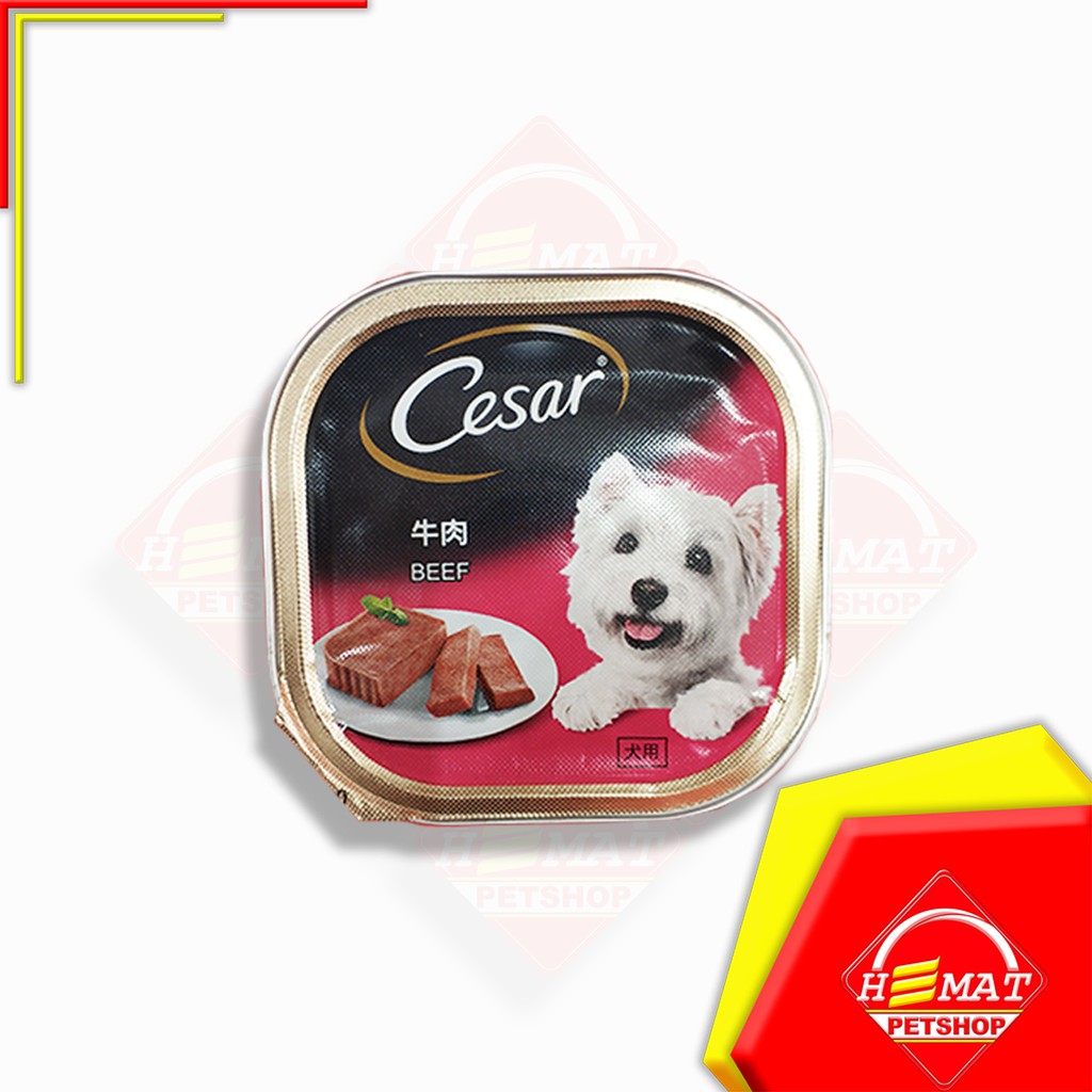 Cesar Wet Dog Food All Varian 100 Gram Makanan Anjing