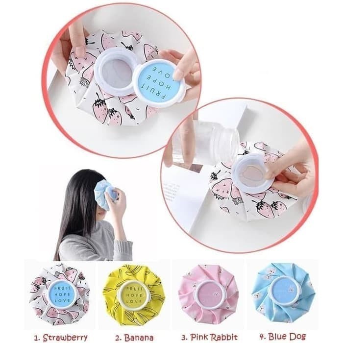 Kantong Kompres Es Dingin Panas Mini Hot Cold Compress Ice Packs Motif