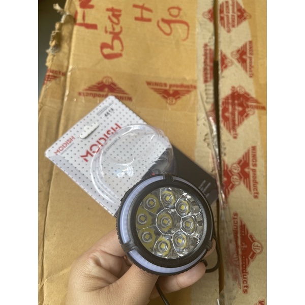 Lampu Tembak Spion 9 Led Model Projie-lampu tembak motor Universal
