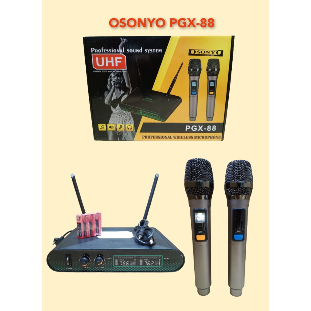MIC WIRELESS OSONYO PGX 88 WIRELESS MICROPHONE HANDHELD