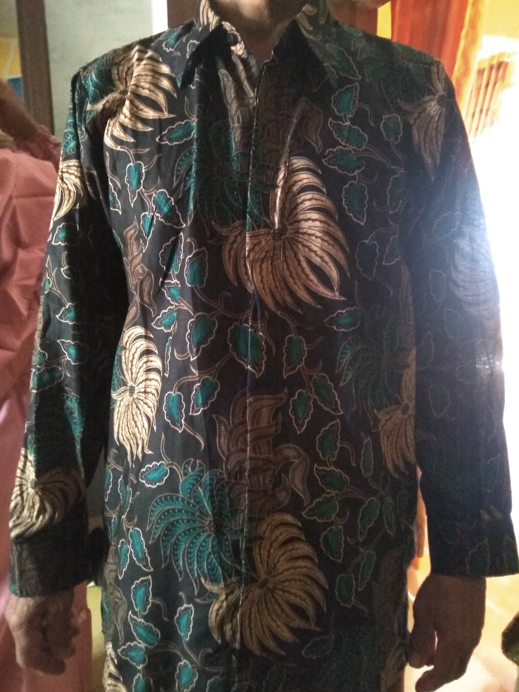 Batik Pria Jumbo Big Size Kemeja Batik Lengan Panjang M L Xl Xxl Xxxl Xxxxl Xxxxxl Motif Godong