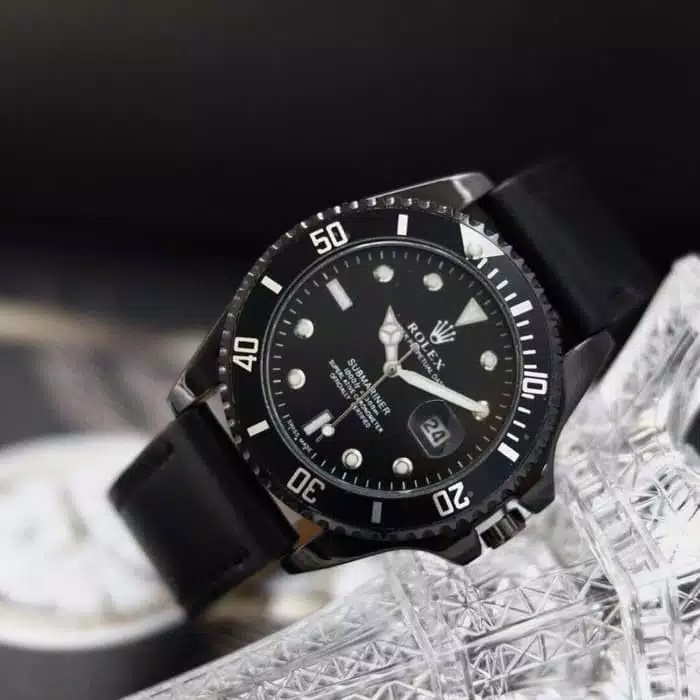 VIRALLLLLLL JAM TANGAN PRIA MEWAH TERBARU FASHION TREND-ROLEX KULIT-GELANG TANGAN