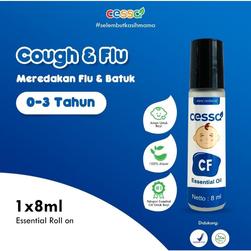 Cessa Baby Essensial Oil Happy Nose 8 ml /untuk melegakan pernafasan