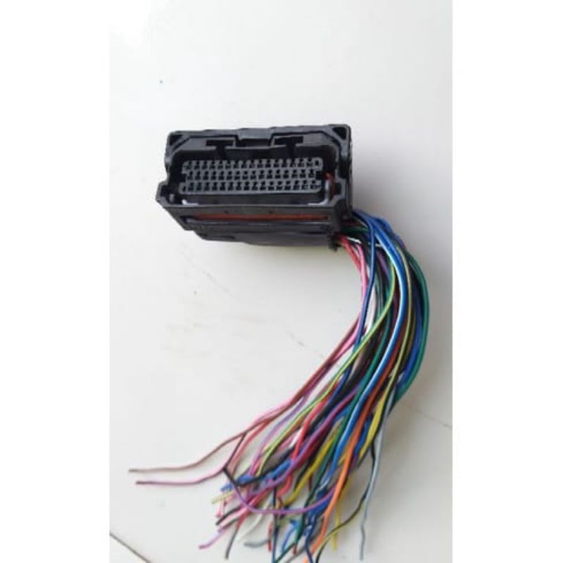 kabel soket ecu ecm pin 48 yamaha fi new vixion wr150 r25 r15 soket ecu kiprok ori asli Original par