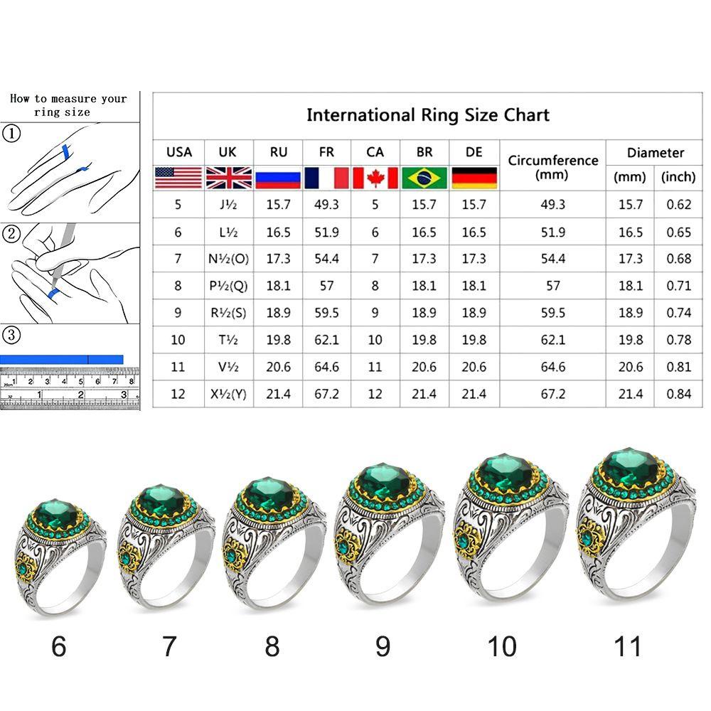 Top Cincin Turki Hot2022 Trendy Islami Retro Handmade Vintage Pedang Dobel